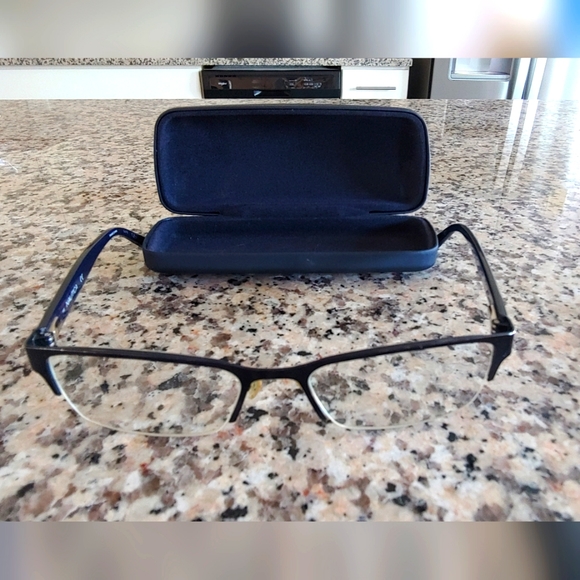 Nautica Eyeglass Frames. N7255. 325 Matte Navy. Metal Blue. 56 / 19 / 140mm - Picture 2 of 9